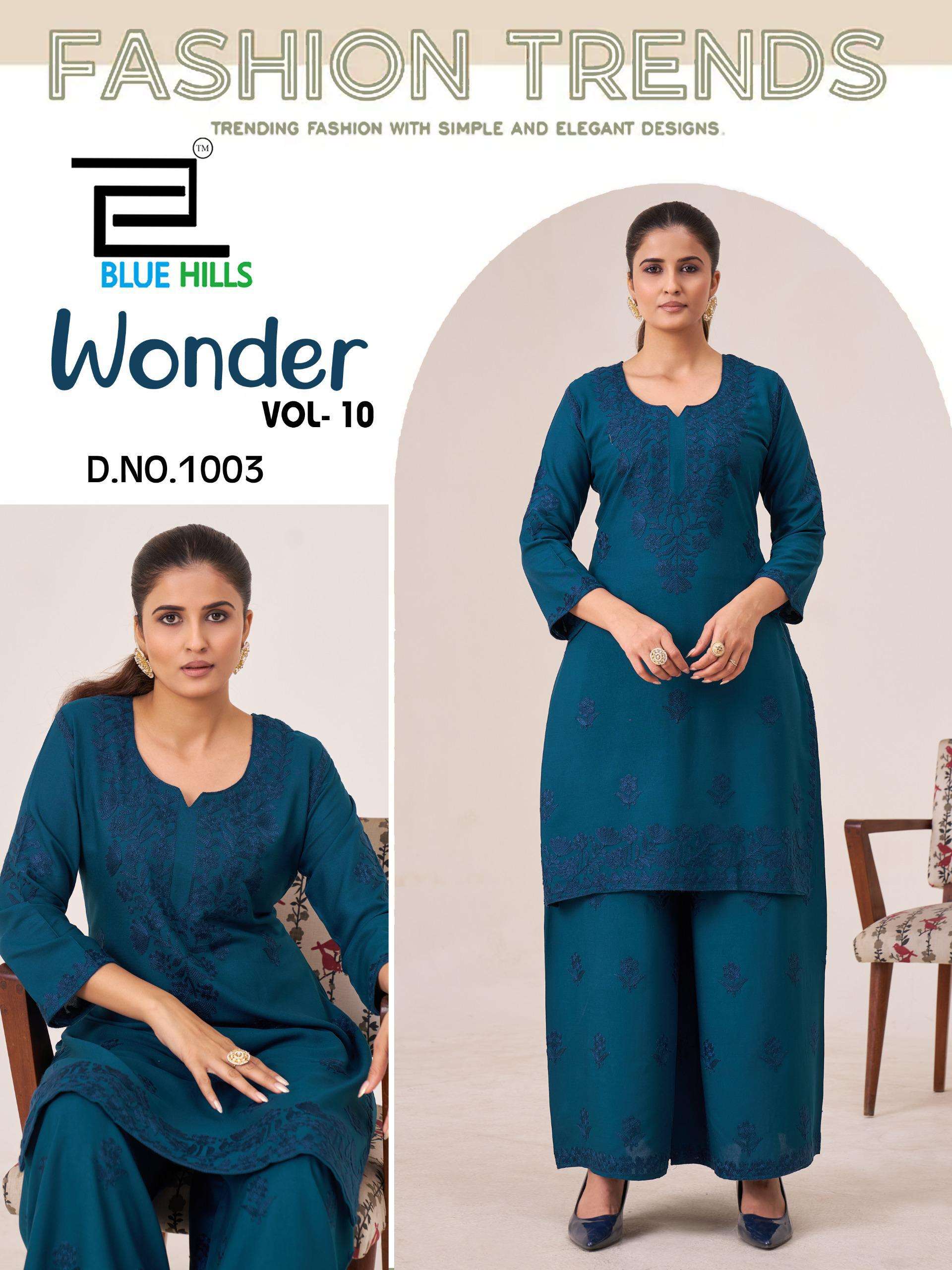 Blue Hills Wonder Vol 10 Ladies kurtis in Ahmedabad