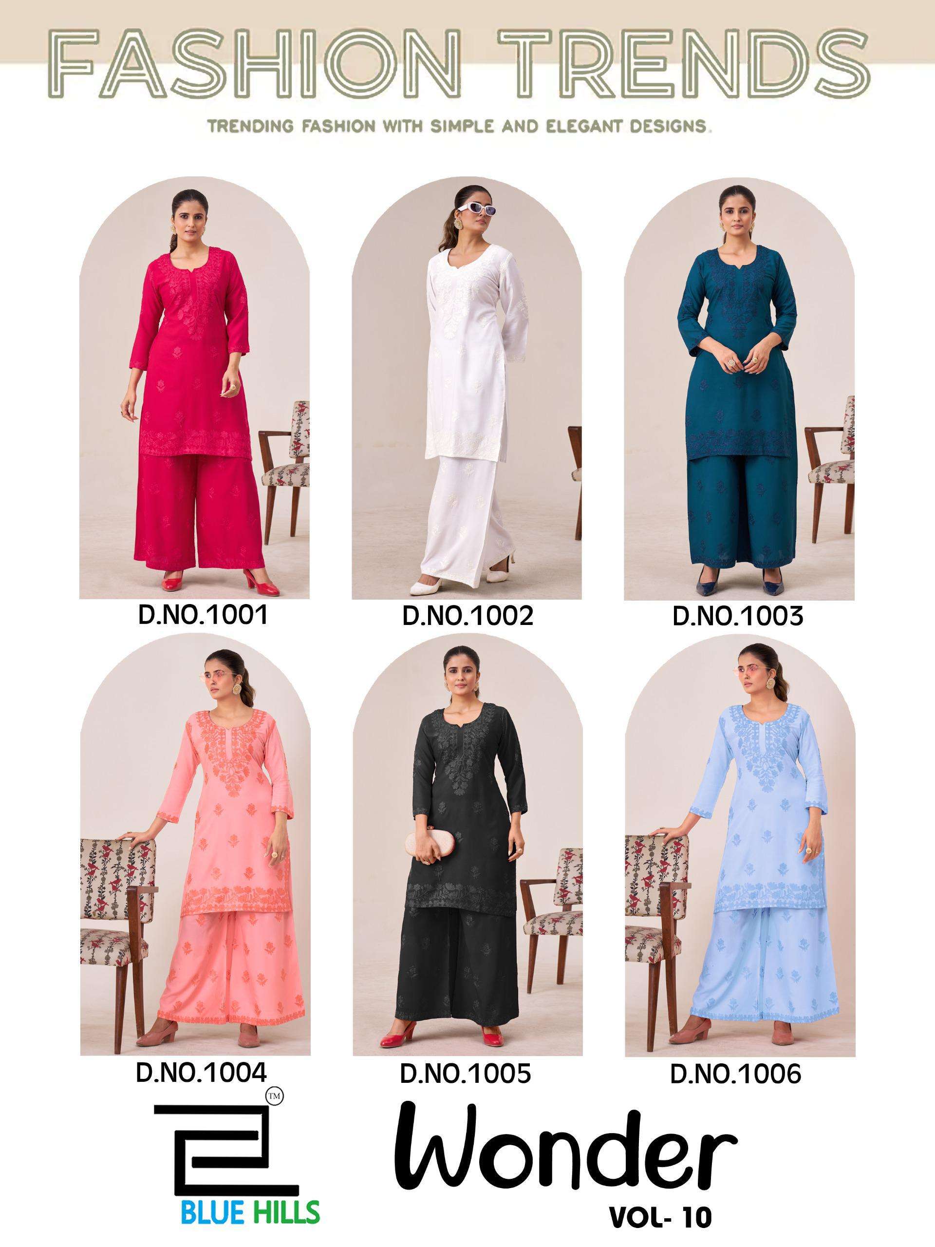 Blue Hills Wonder Vol 10 Ladies kurtis in Ahmedabad