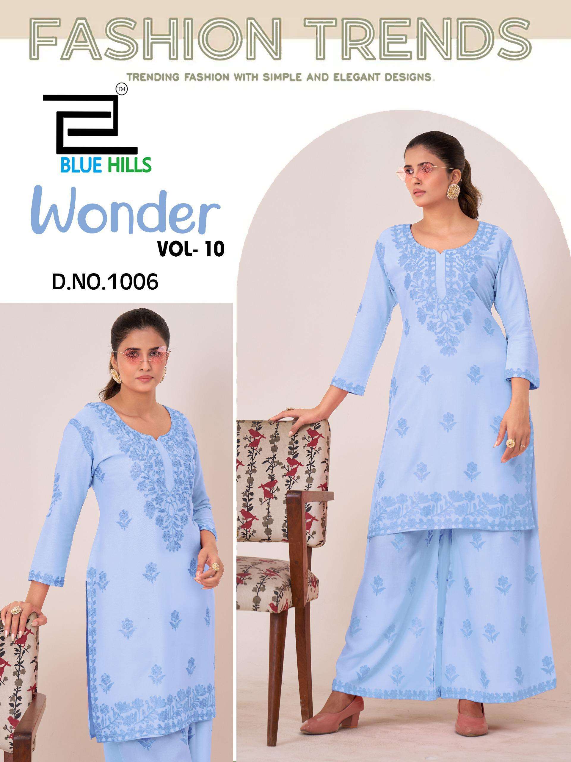 Blue Hills Wonder Vol 10 Ladies kurtis in Ahmedabad