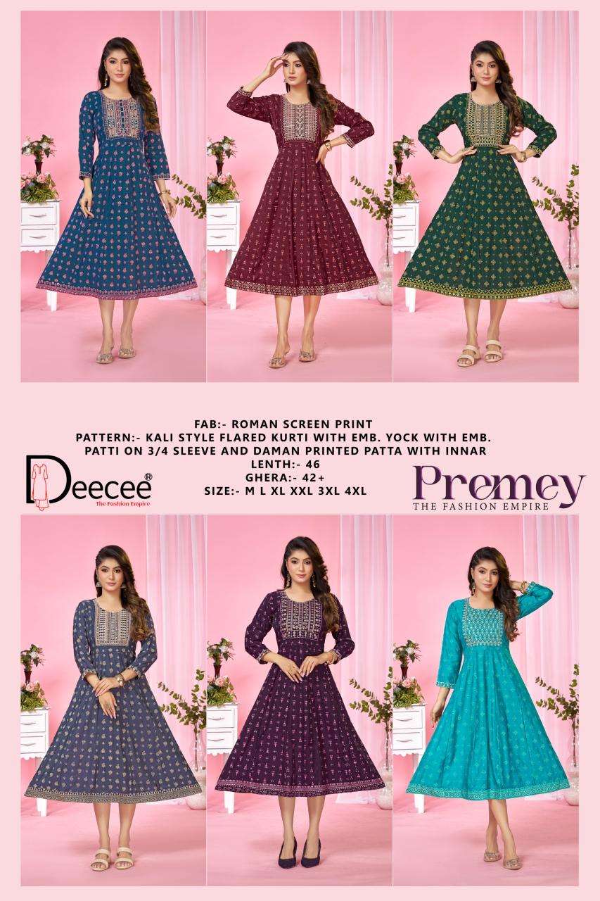 Deecee premey Kurtis Wholesaler in Kolkata