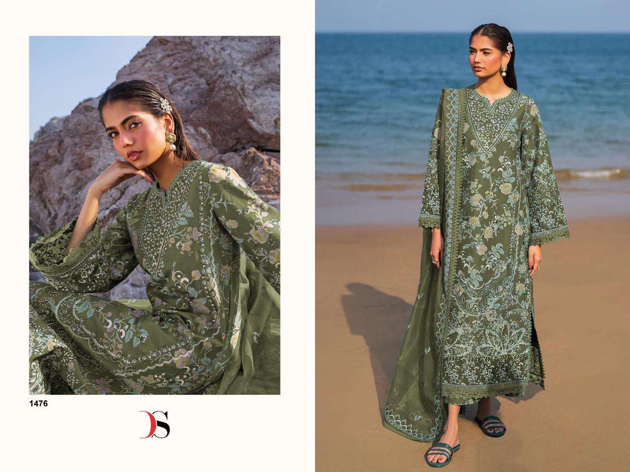 Deepsy afrozeh lawn 25-2 Salwar Suit Manufacturer in Kolkata