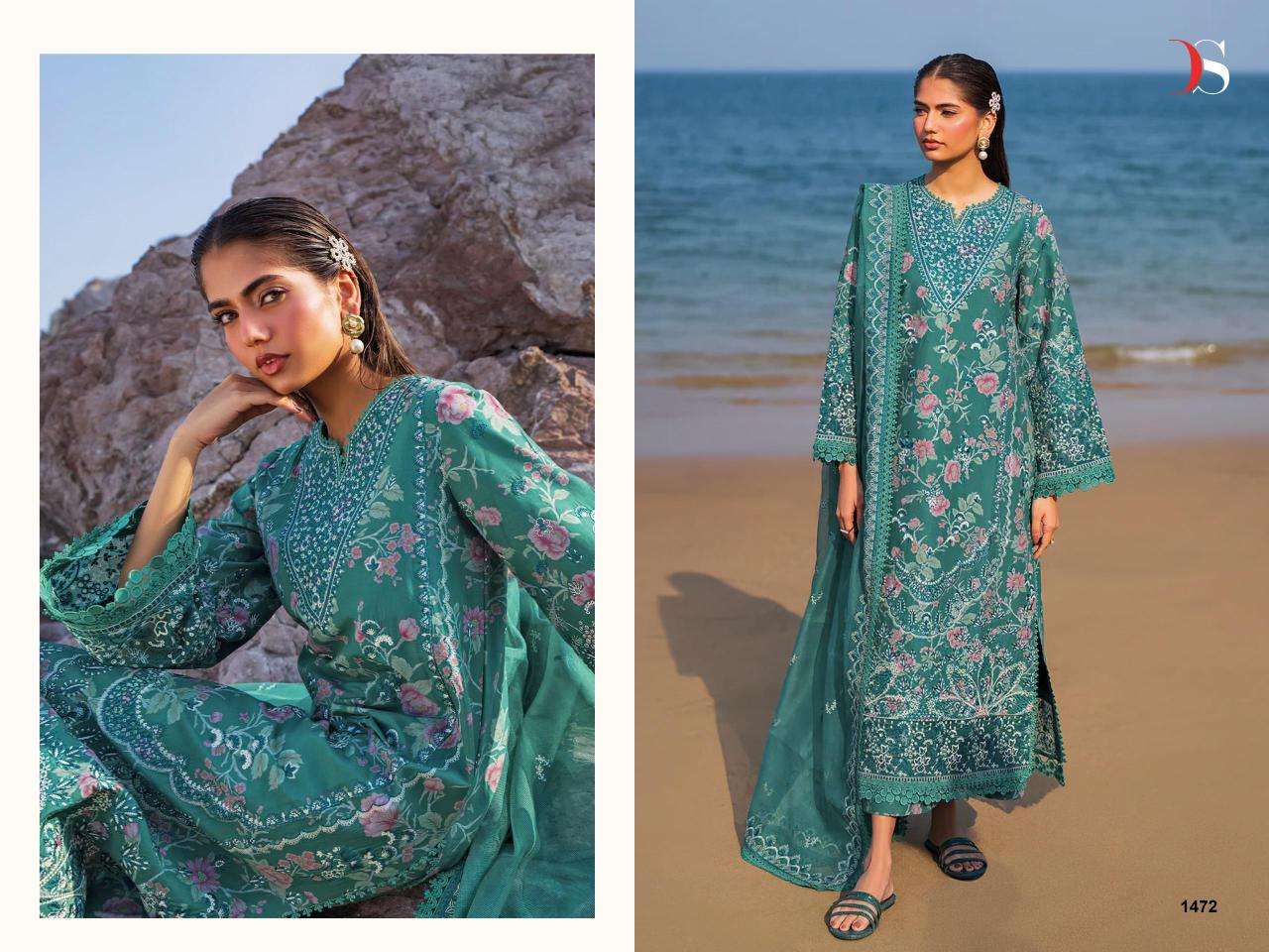 Deepsy afrozeh lawn 25-2 Salwar Suit Manufacturer in Kolkata