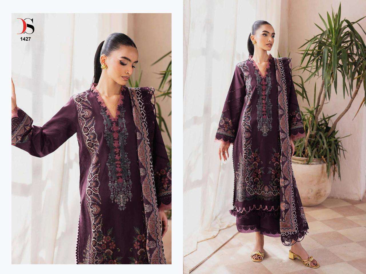 Deepsy jade bliss lawn 25-3 Sawlar Kameez bulk purchase in India