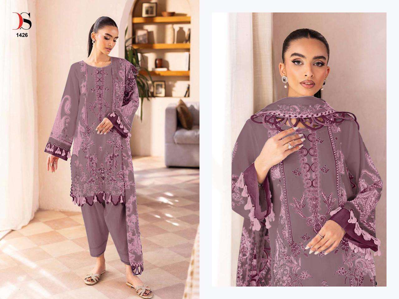 Deepsy jade bliss lawn 25-3 Sawlar Kameez bulk purchase in India