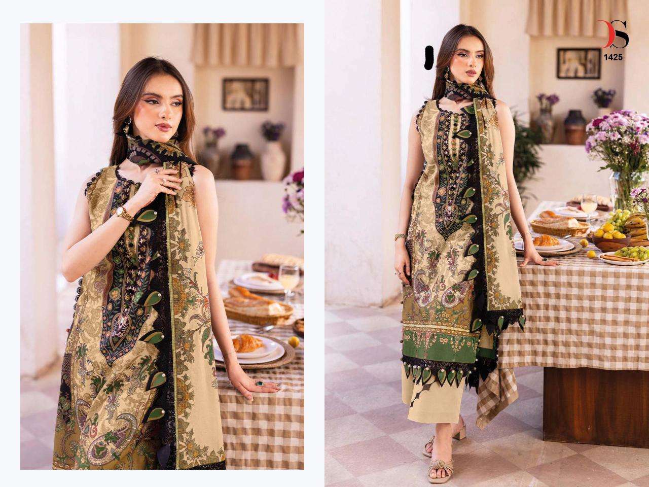 Deepsy jade bliss lawn 25-3 Sawlar Kameez bulk purchase in India