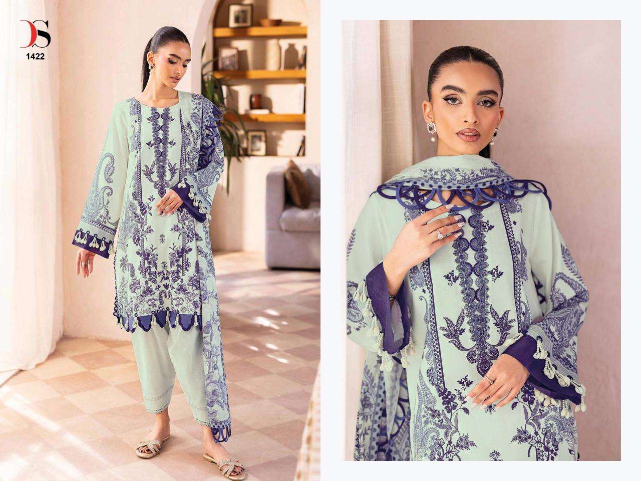 Deepsy jade bliss lawn 25-3 Sawlar Kameez bulk purchase in India