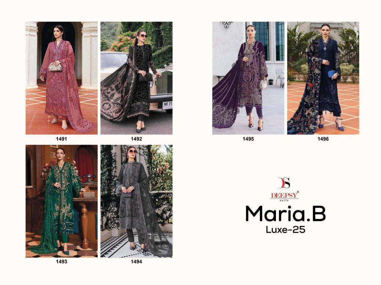 Deepsy maria b luxe 25 Wholesale Salwar Kameez suppliers in hydrabad