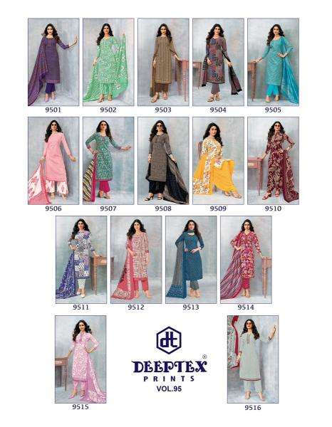 Deeptex miss india vol-95 Wholesale dress material online