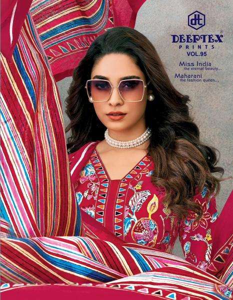 Deeptex miss india vol-95 Wholesale dress material online