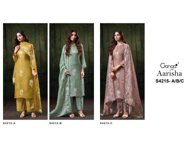Ganga aarisha 4215 Dress material online wholesale