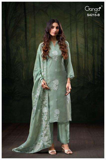 Ganga aarisha 4215 Dress material online wholesale