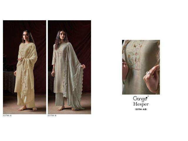 Ganga hesper 3794 Dress material manufacturers in India
