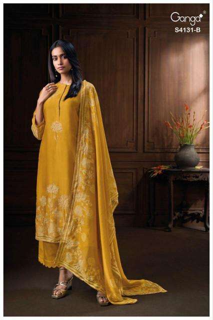 Ganga iverra 4131 Wholesale dress material manufacturers in Kolkata 