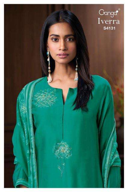 Ganga iverra 4131 Wholesale dress material manufacturers in Kolkata 