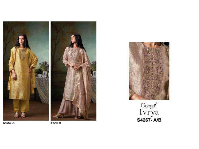 Ganga ivrya 4267 Ladies dress materials in Hydrabad