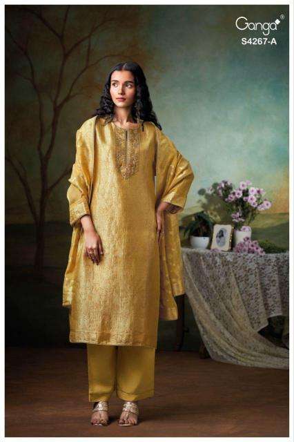 Ganga ivrya 4267 Ladies dress materials in Hydrabad