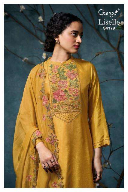 Ganga liselle 4179 Dress material wholesale price in Kolkata