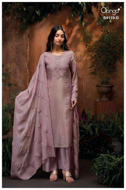 Ganga qyra 4119 dress materials markets in India
