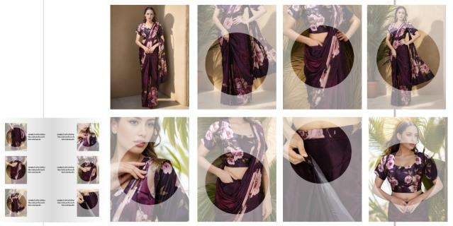 Hypnotex 1 minute ready to wear Wholesale Saree Market in Mumbai