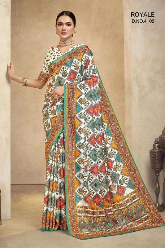 Hypnotex royale rajwadi Wholesale Saree Supplier in Mumbai