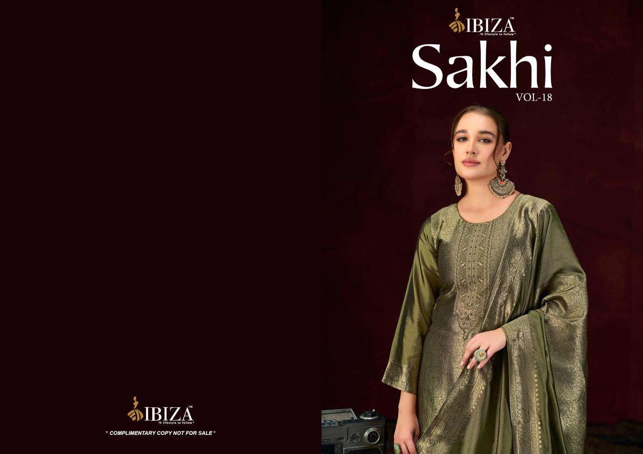Ibiza sakhi vol 18 dress material suppliers in Pune