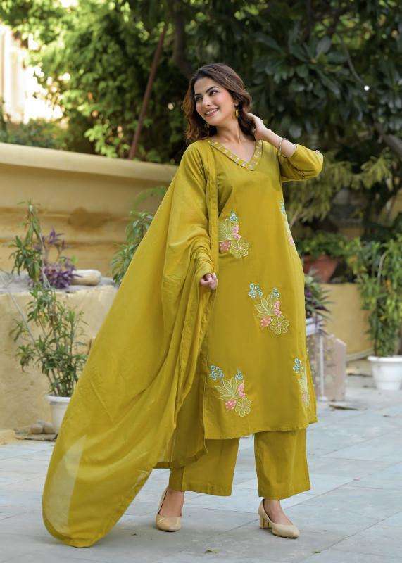 Janni 3pcs v neck Kurti wholesaler in India