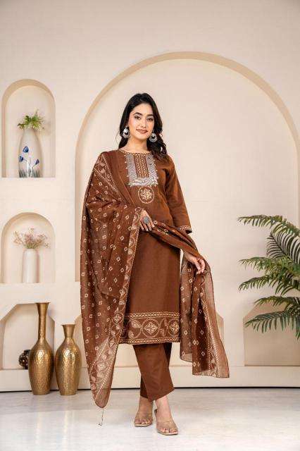 Janni cotton 3pcs Wholesale kurtis Kolkata