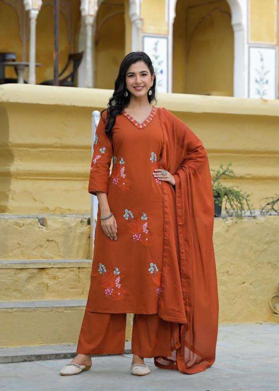 Janni v neck 3pcs cotton Indian Kurti wholesale market