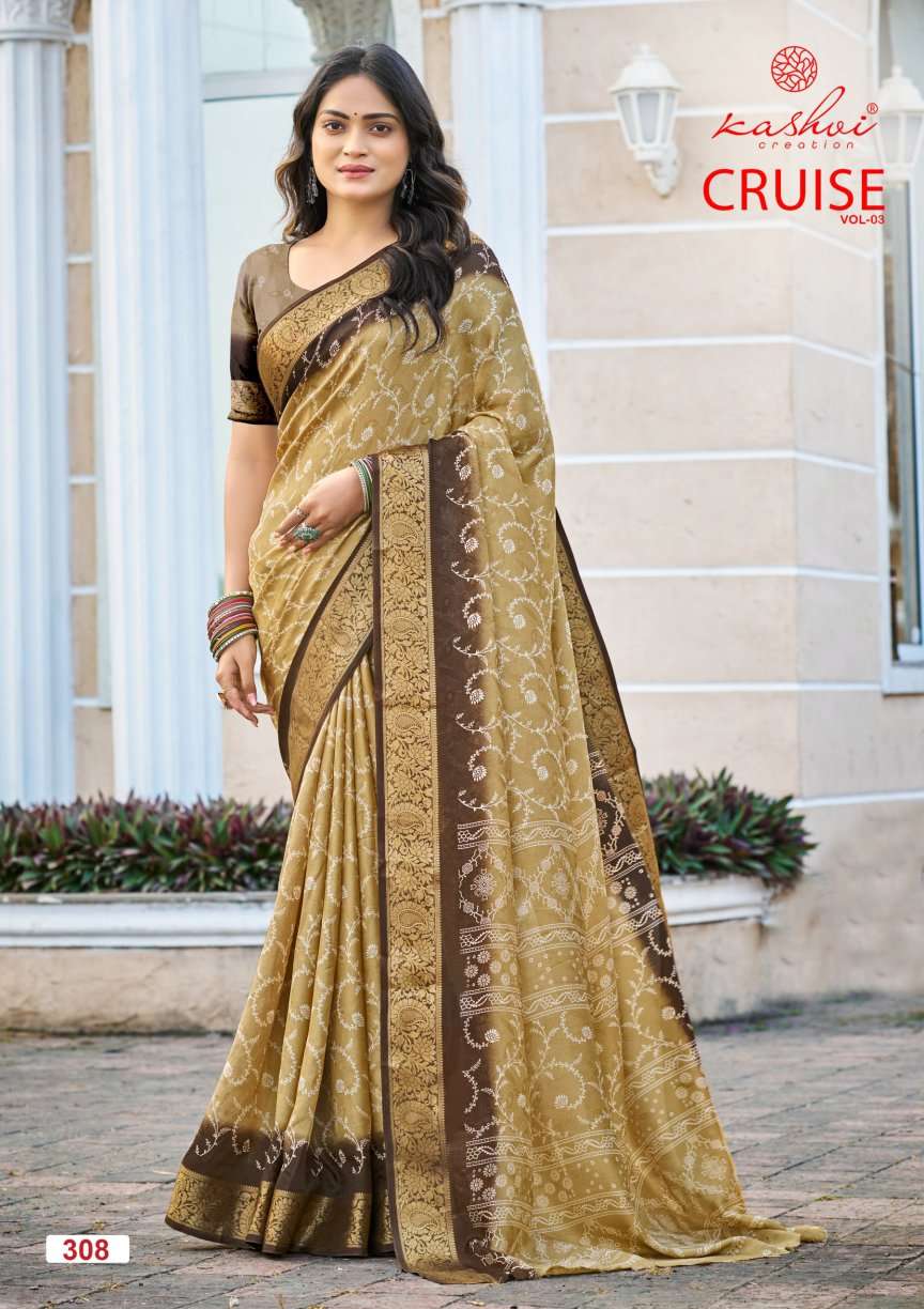 Kashvi Cruise Vol 3 Saree suppliers in Gujarat