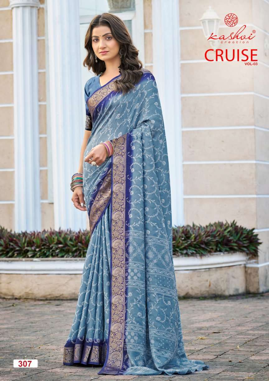 Kashvi Cruise Vol 3 Saree suppliers in Gujarat