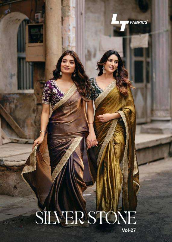 Kashvi silver stone vol 27 Saree wholesale suppliers in Gujarat