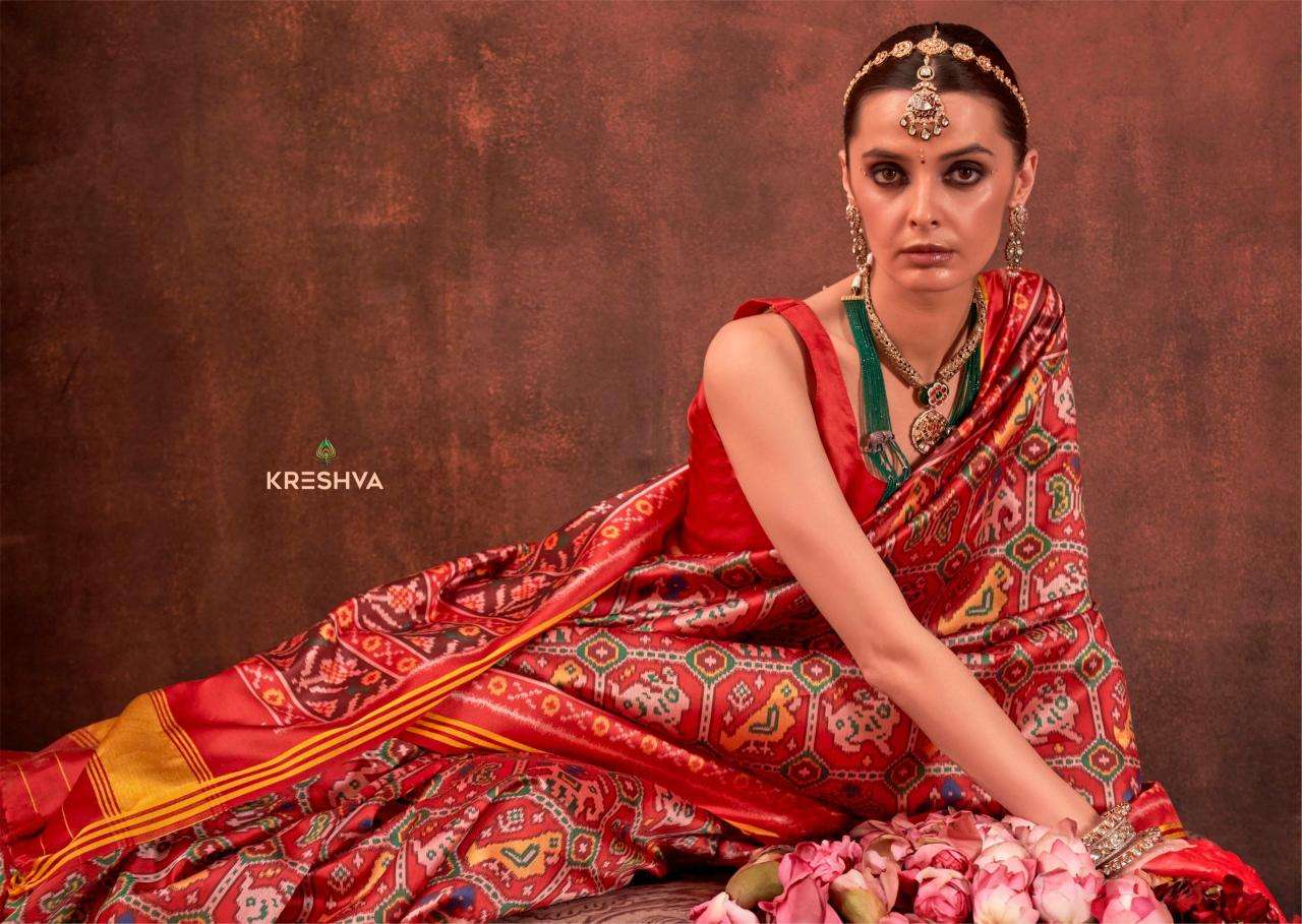Kreshva patola signature Saree wholesaler in Pune