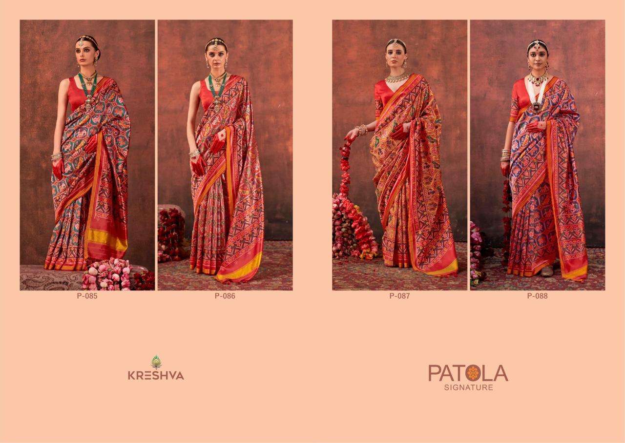 Kreshva patola signature Saree wholesaler in Pune