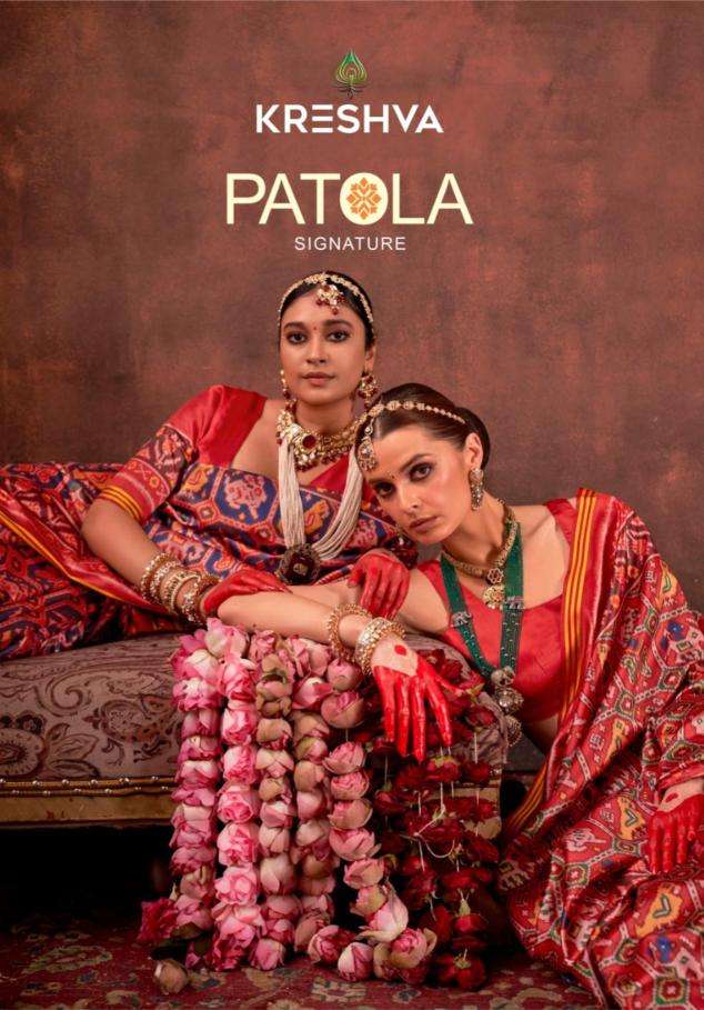 Kreshva patola signature Saree wholesaler in Pune