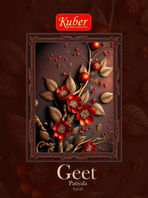 Kuber geet patiyala vol-13 Wholesale Dress materials supplier