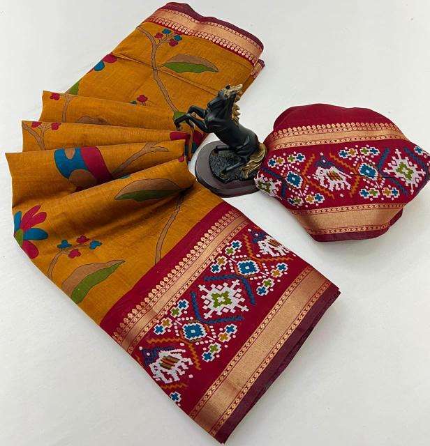 Malhar bomkai-ikkat Wholesale saree market in Mumbai