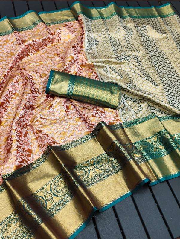 Malhar kanjivaram silk Latest saree collections in hydrabad