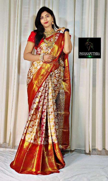 Malhar kanjivaram silk Latest saree collections in hydrabad