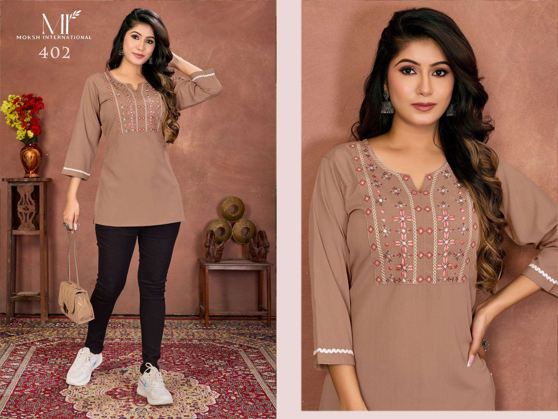 Moksh international niki vol 1 Kurti manufacturers in India