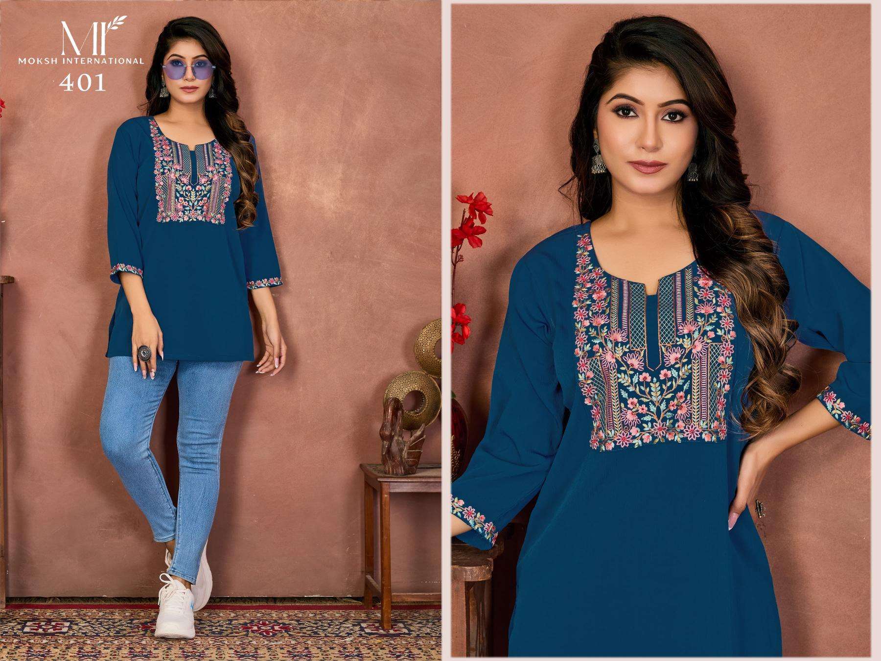 Moksh international niki vol 1 Kurti manufacturers in India