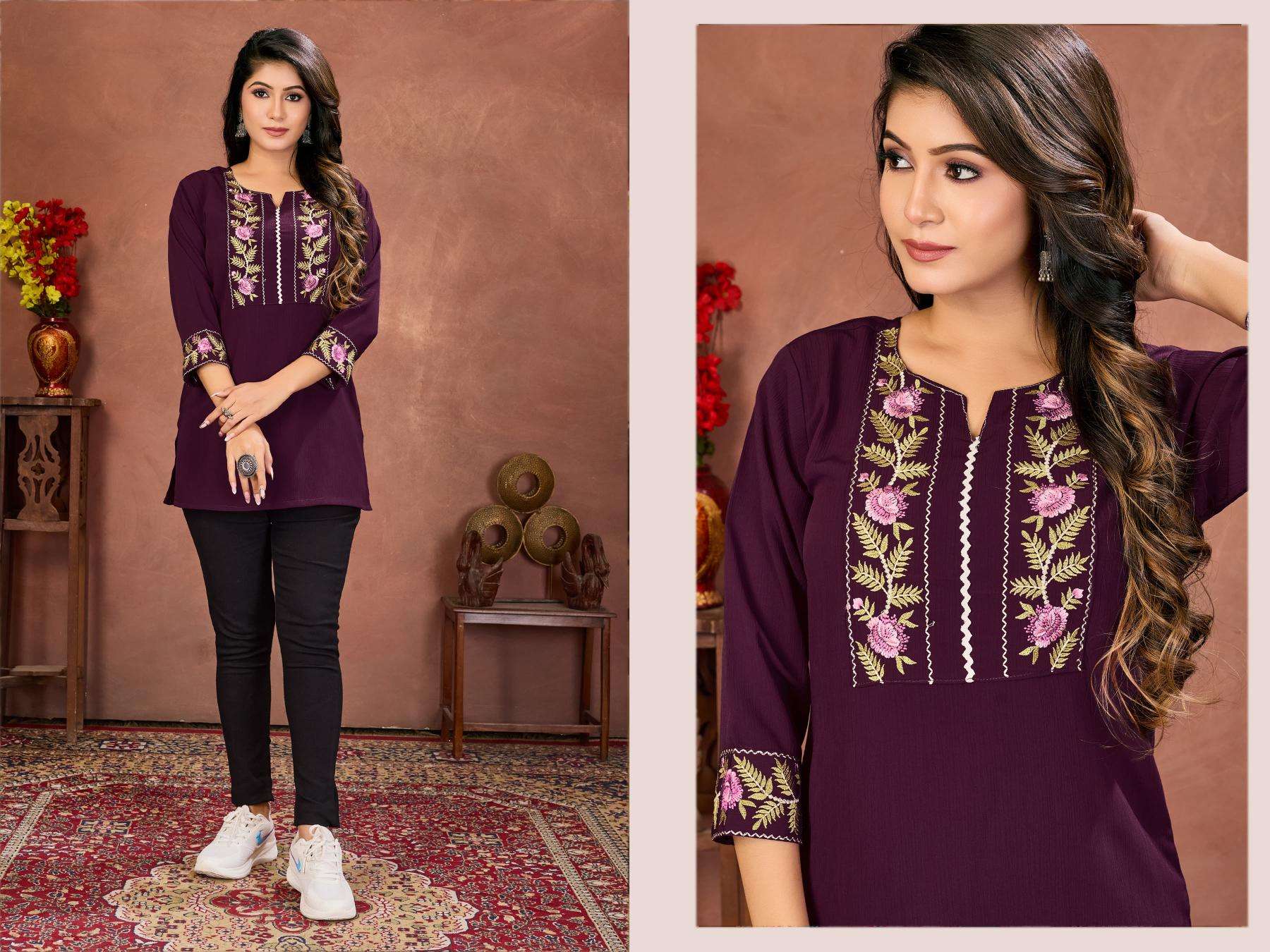 Moksh international niki vol 1 Kurti manufacturers in India