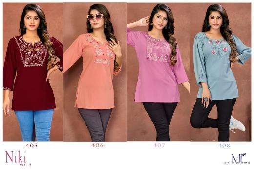 Moksh international niki vol 2 Kurti dealer in Ahmedabad