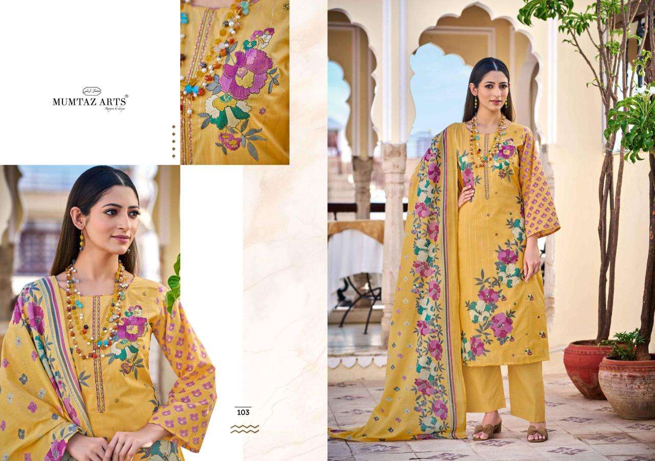 Mumtaz arts hello sunshine Surat wholesale dress material online