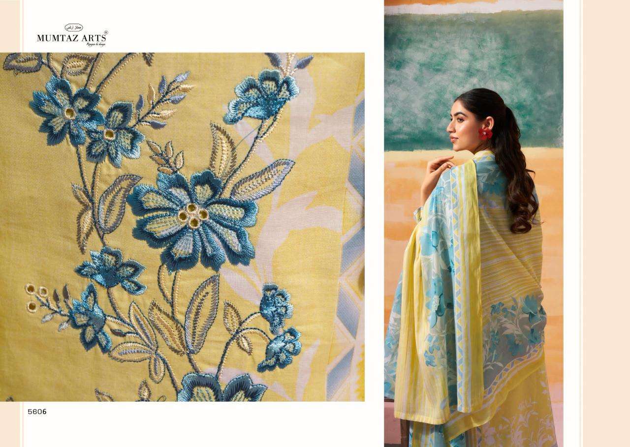 Mumtaz arts vintage pastel Surat designer dress materials wholesale