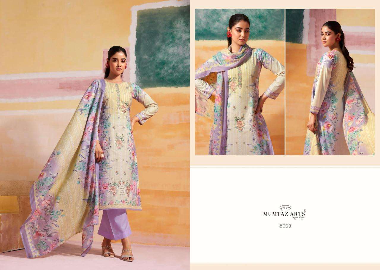 Mumtaz arts vintage pastel Surat designer dress materials wholesale