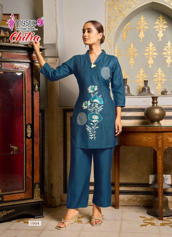 Mystic9 chitra vol 1 coord set Wholesale kurti supplier in Bangalore