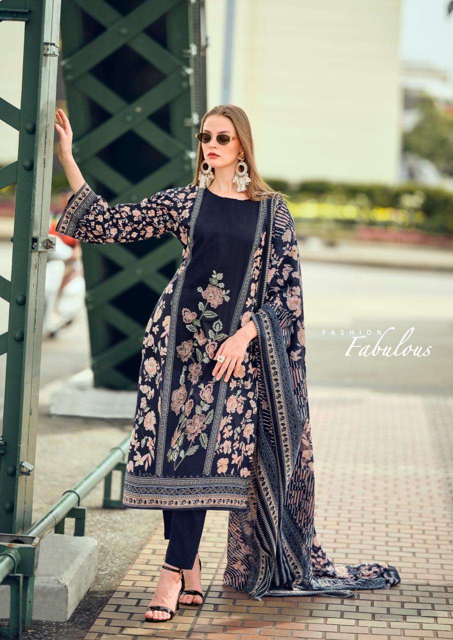 Nisanka mills & emb cashmere vol 2 Surat dress materials wholesale market
