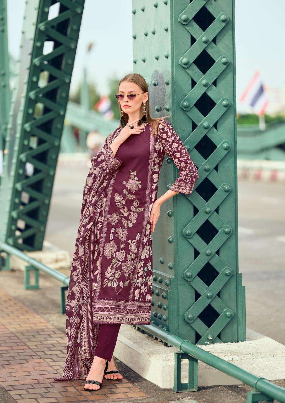 Nisanka mills & emb cashmere vol 2 Surat dress materials wholesale market
