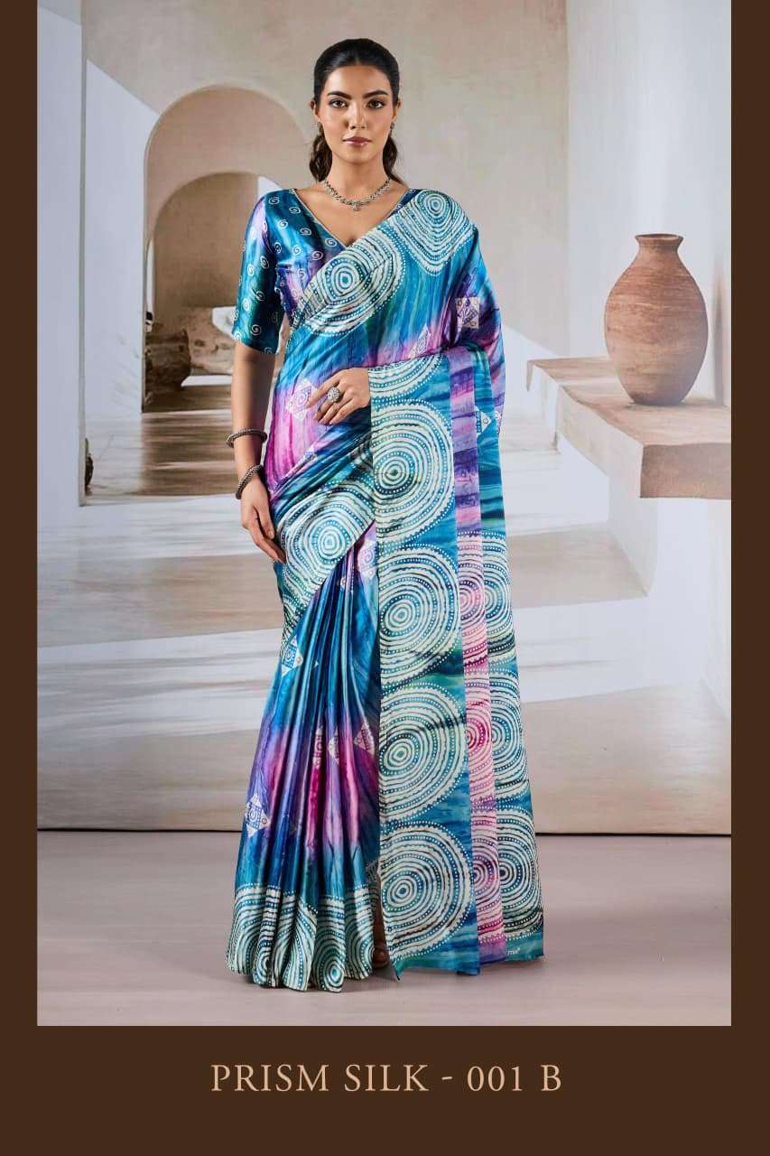 Prism Silk 001 A To F Wholesale Indian sarees in Ahmedabad