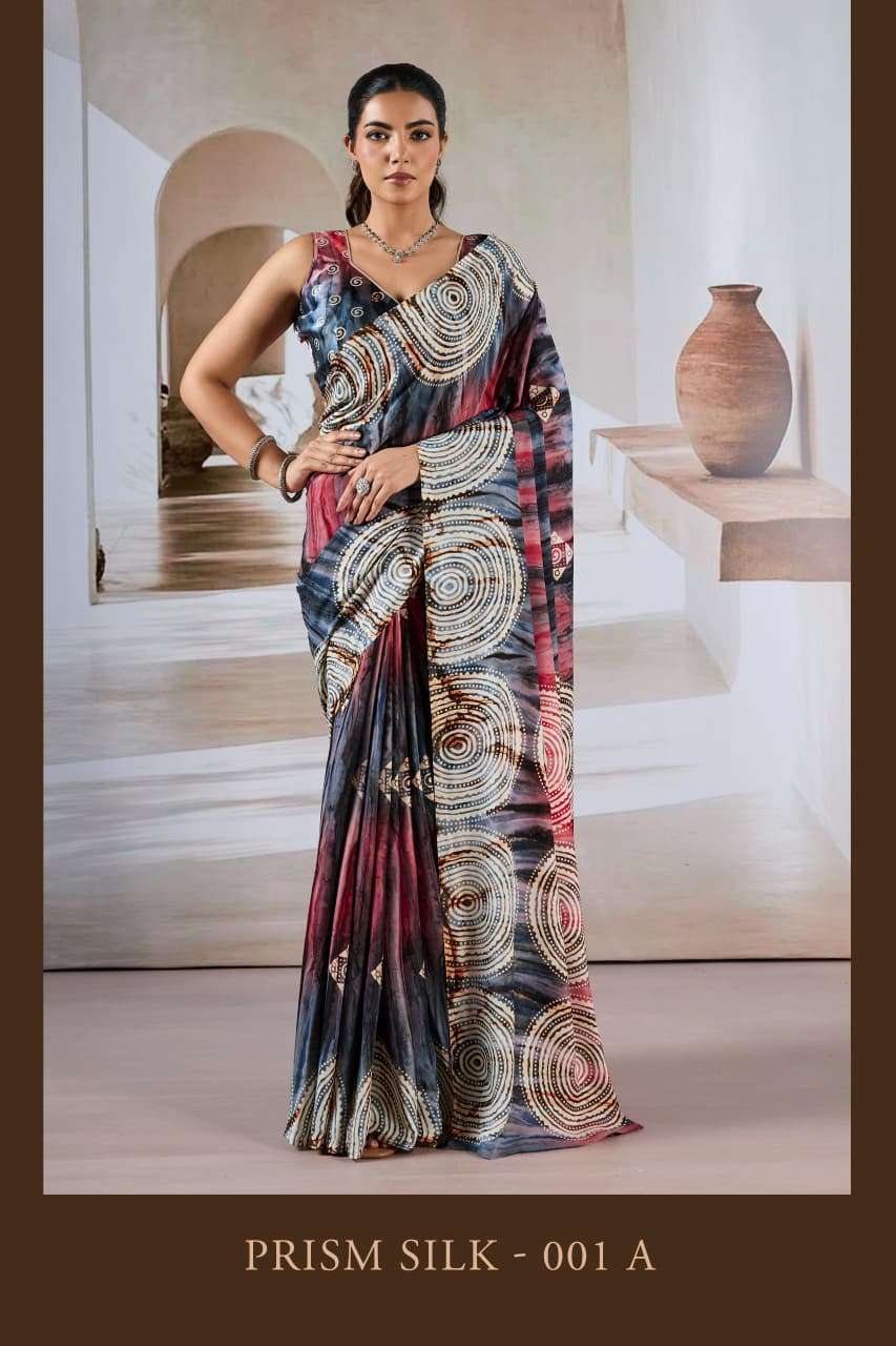 Prism Silk 001 A To F Wholesale Indian sarees in Ahmedabad